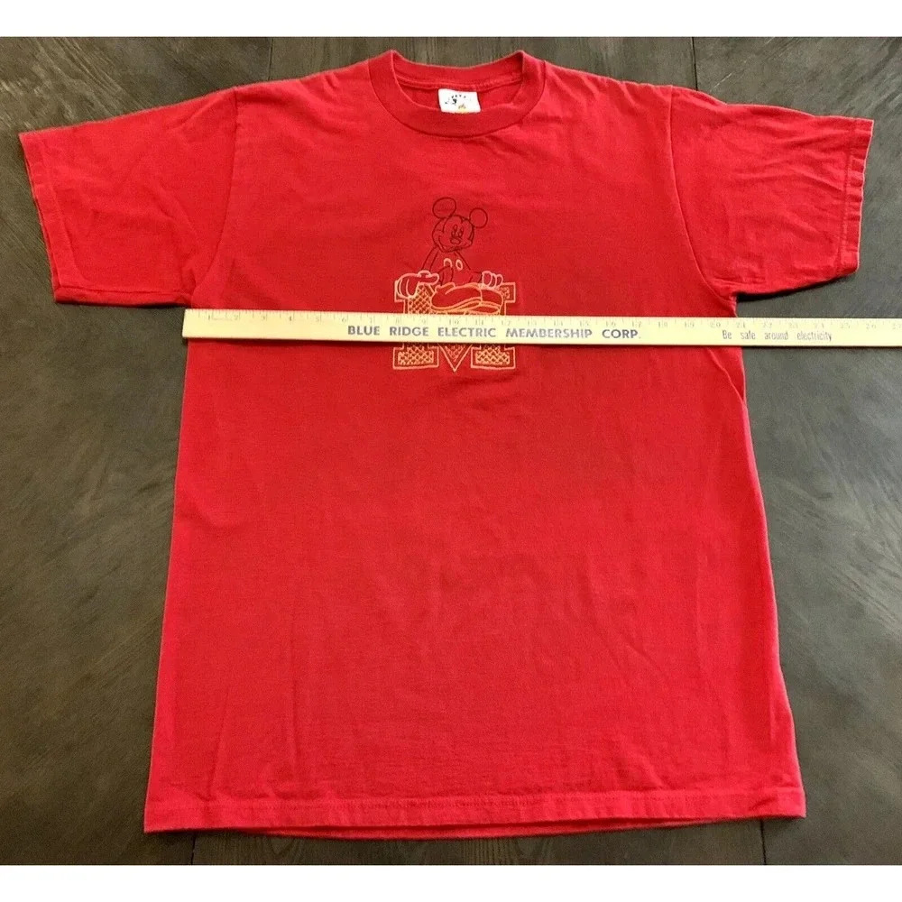Vintage Disney Mickey Mouse T Shirt Mickey & Co. Size Large Tshirt Made In USA - Picture 8 of 11
